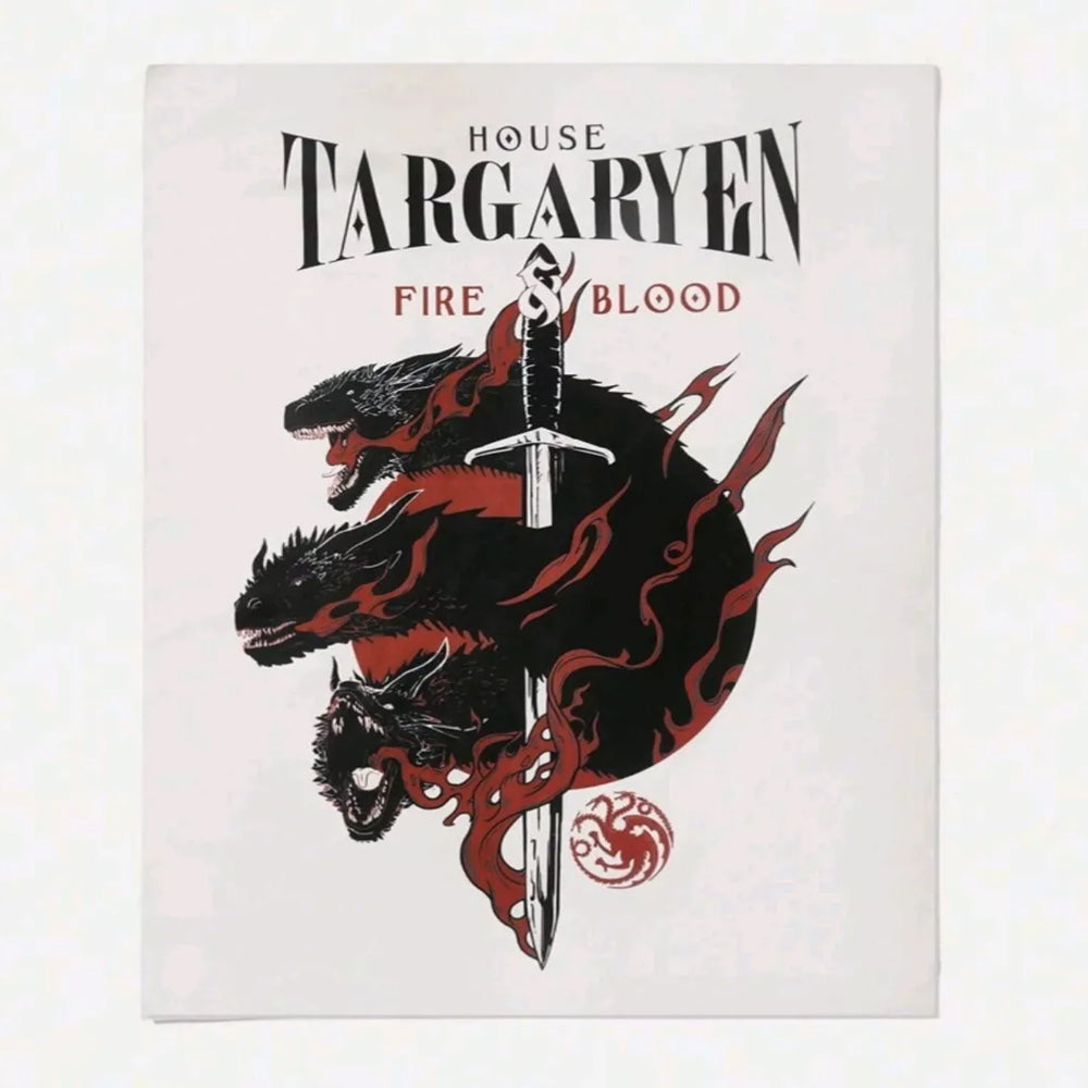 House Targaryen Tapestry Poster Flag