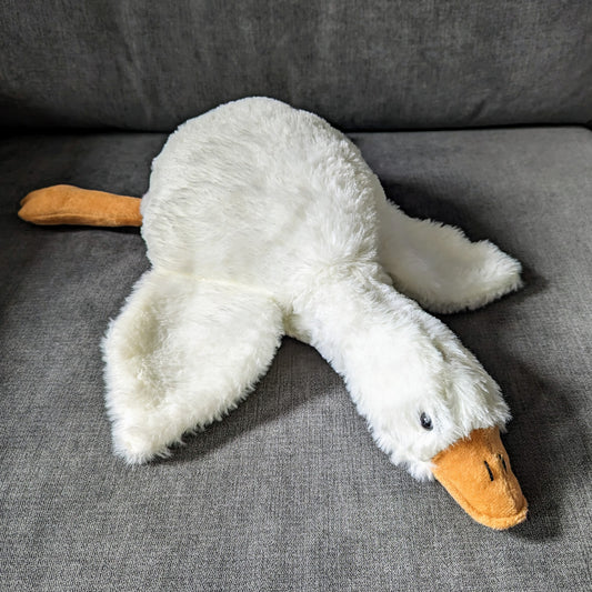 Fluffy White Goose Stuffed Plush Toy