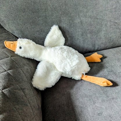 Fluffy White Goose Stuffed Plush Toy