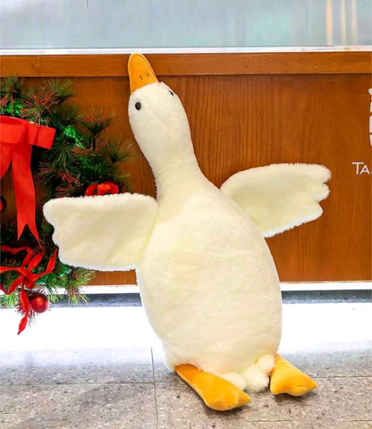 Fluffy White Goose Stuffed Plush Toy