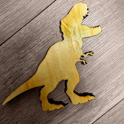 Wooden Tyrannosaurus Rex Artistic Display Décor Sculpture